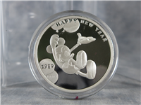 Mickey's Holiday Treasures 3rd Edition 1 Oz .999 Fine Silver Proof Medal (Rarities Mint, 1988)