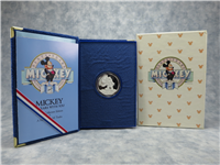 Sixty Years With You Mickey MOUSE OF ALL TRADES 1969 1 Oz .999 Fine Silver Proof Medal (Disney, Rarities Mint, 1988)