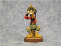 ANRI Walt Disney GOOFY PLAYING TRUMPET Limited Edition Wood Carved Figurine