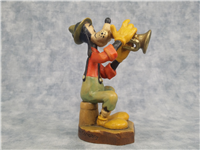 ANRI Walt Disney GOOFY PLAYING TRUMPET Limited Edition Wood Carved Figurine