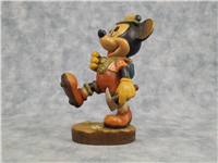 ANRI Walt Disney MOUNTAIN CLIMBER MICKEY MOUSE Limited Edition Wood Carved Figurine