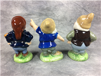 Vintage SNOW WHITE & SEVEN DWARFS Set of 8 Figurines (Wade, Walt Disney Productions)