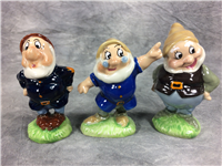 Vintage SNOW WHITE & SEVEN DWARFS Set of 8 Figurines (Wade, Walt Disney Productions)