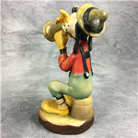 ANRI Walt Disney GOOFY PLAYING TRUMPET Limited Edition Wood Carved Figurine