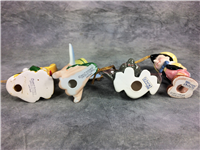 Lot of 8 DISNEY ORNAMENTS Eeyore Dumbo Pinocchio Pluto Minnie Tinkerbell