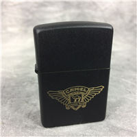 CAMEL BIKER WINGS LOGO Black Matte on Brass Lighter (Zippo CZ 030, 1994)