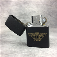 CAMEL BIKER WINGS LOGO Black Matte on Brass Lighter (Zippo CZ 030, 1994)