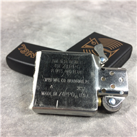 CAMEL MARTINI Black Matte on Brass Lighter (Zippo CZ239, 1999)