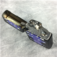 CAMEL ROCK 'N ROLL GUITAR HEAD Black Matte on Brass Lighter (Zippo CZ058, 1995)