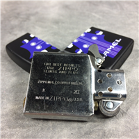 CAMEL ROCK 'N ROLL GUITAR HEAD Black Matte on Brass Lighter (Zippo CZ058, 1995)