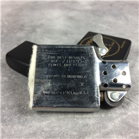 CAMEL GENUINE TASTE 480 DAYS Black Matte on Brass Lighter Laser Engraved (Zippo CZ31, 1994)