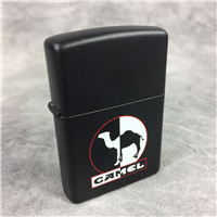 CAMEL DAY AND NIGHT Black Matte on Brass Lighter (Zippo CZ059, 1998)