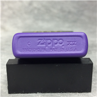 CAMEL PSYCHEDELIC DUST STORM Purple Matte over Brass Lighter (Zippo CZ255, 1999)