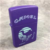 CAMEL MIDNIGHT OASIS Purple Matte over Brass Lighter (Zippo CZ18, 1993)