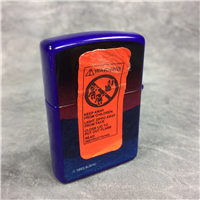 CAMEL JOE TUXEDO HOLLYWOOD Purple Matte over Brass Lighter (Zippo CZ015, 1993)