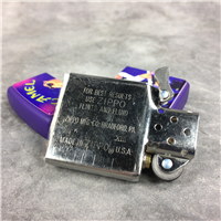 CAMEL JOE PIANO PLAYER Purple Matte over Brass Lighter (Zippo CZ164, 1997)