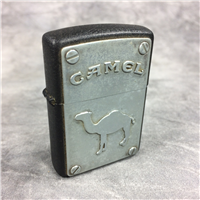 CAMEL STEELWORKS Pewter on Black Crackle Lighter (Zippo CZ70, 1996)