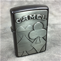 CAMEL A FLAMING Z Pewter on Midnight Chrome Lighter (Zippo CZ078, 1996)