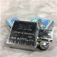 CAMEL KALEIDOSCOPE Brushed Chrome Lighter (Zippo CZ257, 1999)