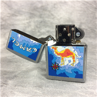 CAMEL EUROPEAN MAP Brushed Chrome Lighter (Zippo CZ167, 1998)