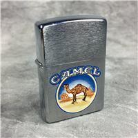 Camel CAMEL IN CIRCLE Brushed Chrome Lighter (Zippo CZ330, 1999)