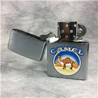 Camel CAMEL IN CIRCLE Brushed Chrome Lighter (Zippo CZ330, 1999)