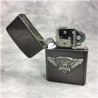 Camel BIKER Raised Emblem Midnight Chrome Lighter (Zippo CZ095, 1996)