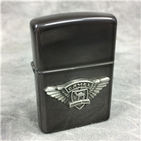 Camel BIKER Raised Emblem Midnight Chrome Lighter (Zippo CZ095, 1996)