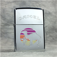 CAMEL OASIS SUNSET Polished Chrome Lighter (Zippo CZ062, 1997)