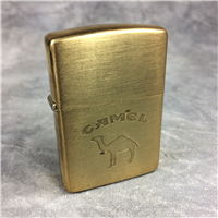 Camel CLASSIC CAMEL Brushed Brass Lighter (Zippo CZ009, 1991)