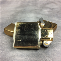 CAMEL TUXEDO JOE MEDALLION Brushed Brass Lighter (Zippo CZ014, 1992)