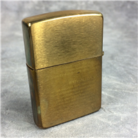 CAMEL TUXEDO JOE MEDALLION Brushed Brass Lighter (Zippo CZ014, 1992)