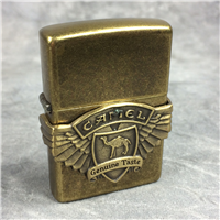 CAMEL BIKER Antiqued Brass Lighter (Zippo CZ049, 1995)