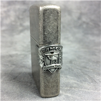 CAMEL BIKER WING WRAP-AROUND Antique Silver Plate Lighter (Zippo CZ32, 1995)