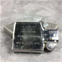 CAMEL EMBOSSED Antique Silver Plate Lighter (Zippo CZ220, 1998)