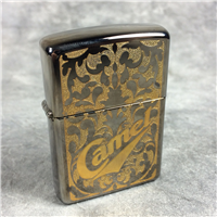 CAMEL Silver Plate with Gold Filigree Lighter (Zippo CZ353, 1998)