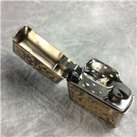 CAMEL Silver Plate with Gold Filigree Lighter (Zippo CZ353, 1998)