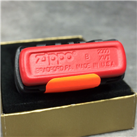 CAMEL ZIPGUARD Plastic on Red Matte Lighter (Zippo CZ345, 2000)