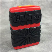 CAMEL ZIPGUARD Plastic on Red Matte Lighter (Zippo CZ345, 2000)