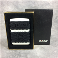 CAMEL ZIPGUARD Plastic on White Matte Lighter (Zippo CZ344, 1999)