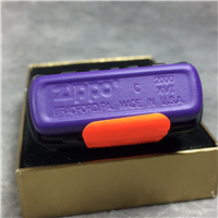 CAMEL ZIPGUARD Plastic on Purple Matte Lighter (Zippo CZ346, 2000)