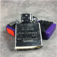 CAMEL ZIPGUARD Plastic on Purple Matte Lighter (Zippo CZ346, 2000)