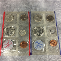 1960-pd Uncirculated Set (tan envelope 10 coins)