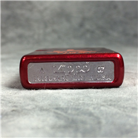 ZIPPO Chinese Fire Symbol Red Street Chrome Lighter (Zippo, Music City Mktg 2007) SEALED