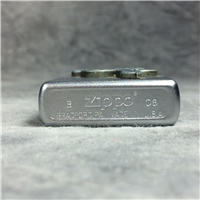 ZIPPO Raised Snake Emblem Matte Chrome Lighter (Zippo, 2006)