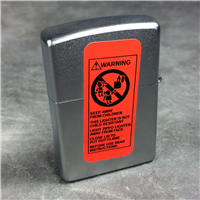 ZIPPO Monogrammed "WCB" Matte Chrome Lighter (Zippo, 2005) SEALED