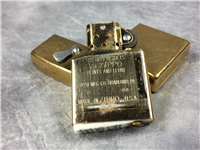 ZIPPO "Gold Dust" Street / Antique Brass Lighter (Zippo, 2004)