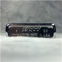 ZIPPO Brushed Chrome Lighter Etched "Steal This Lighter" (Zippo, 2005) SEALED