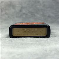 ROLLING STONES Fire Logo Matte Black Lighter (Zippo, 2007) SEALED