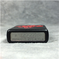 ZIPPO Red Heart Matte Black Lighter (Zippo, 2005) SEALED